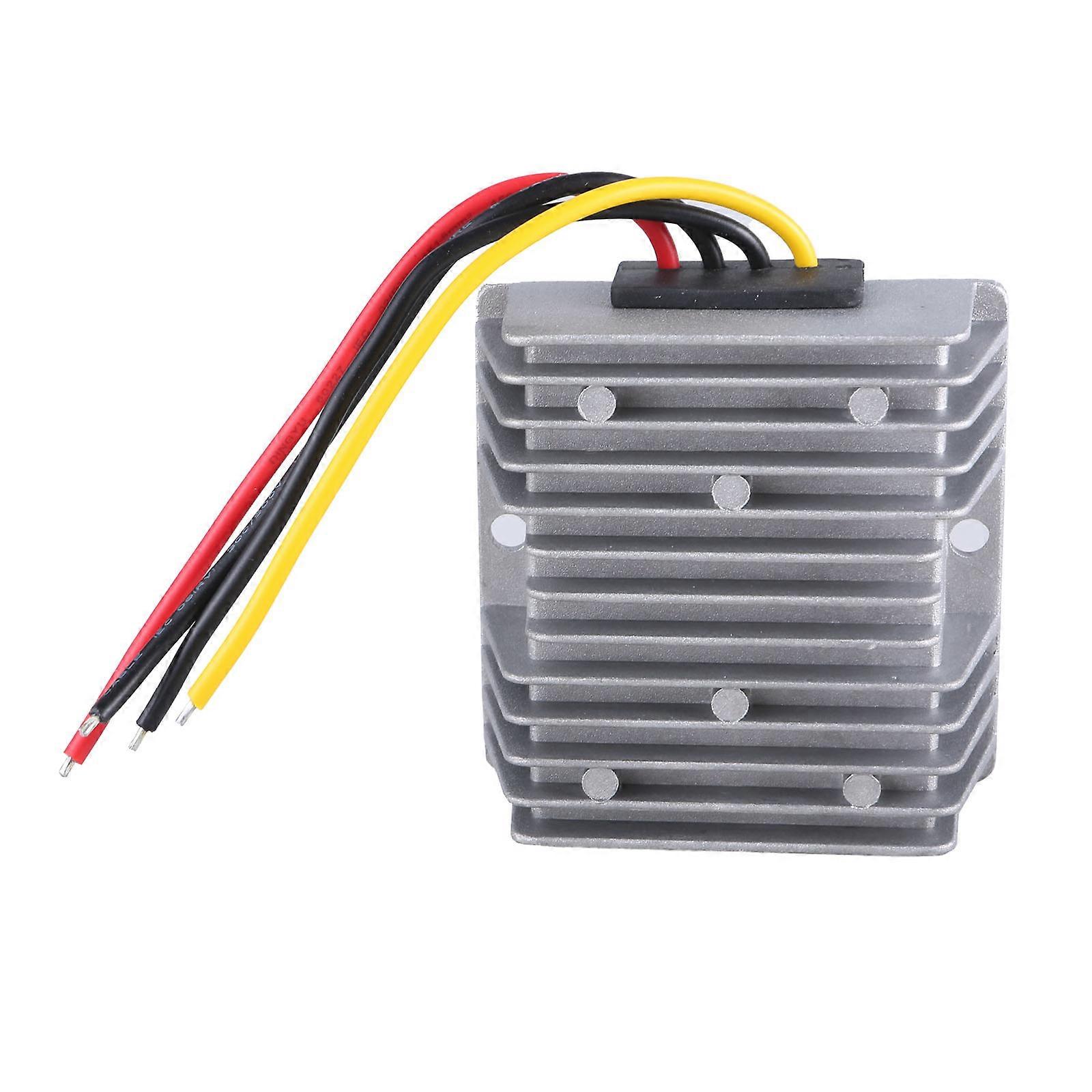 Convertitore step-down ad alta efficienza DC20V-60V a 12V20A Robusto regolatore di tensione in alluminio per carrelli elevatori e autobus