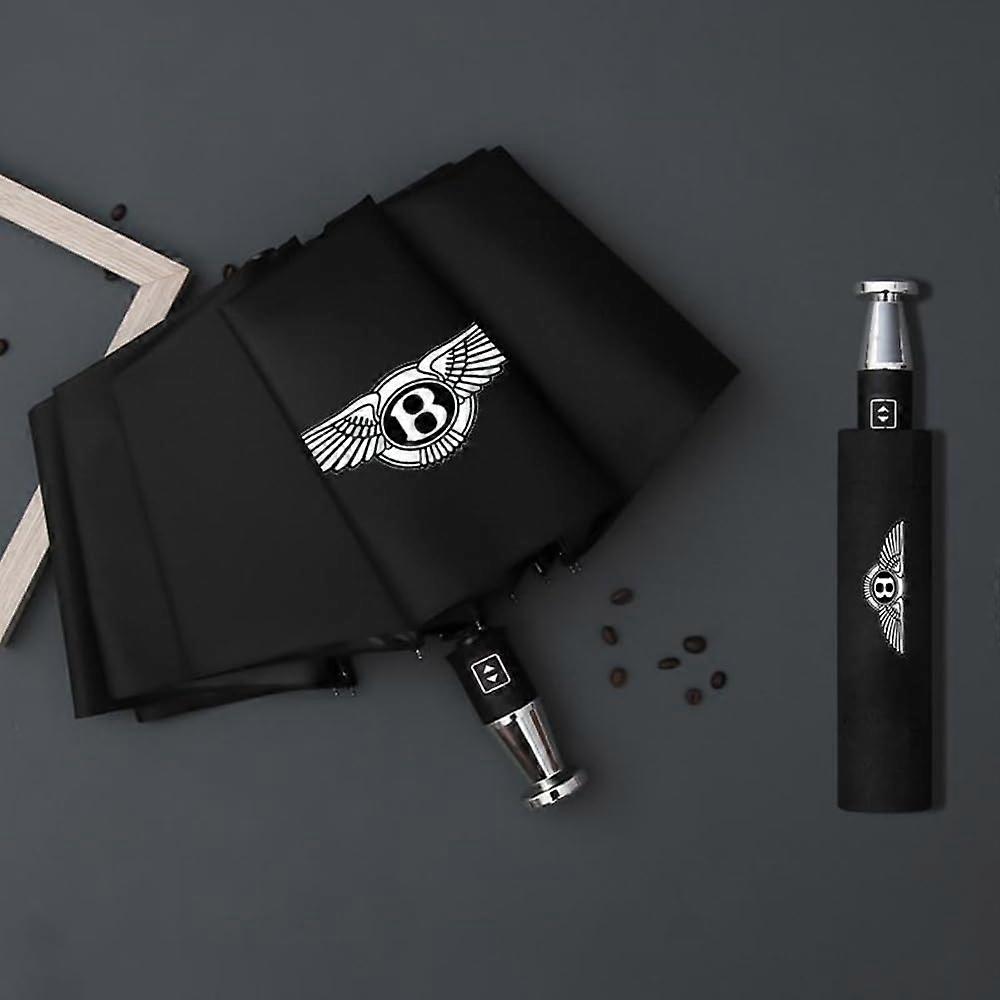 Car Folding Umbrellas with for Bentley Logo, Travel Umbrella Automatic Open/Close Umbrella AllWeather Travel Accessory