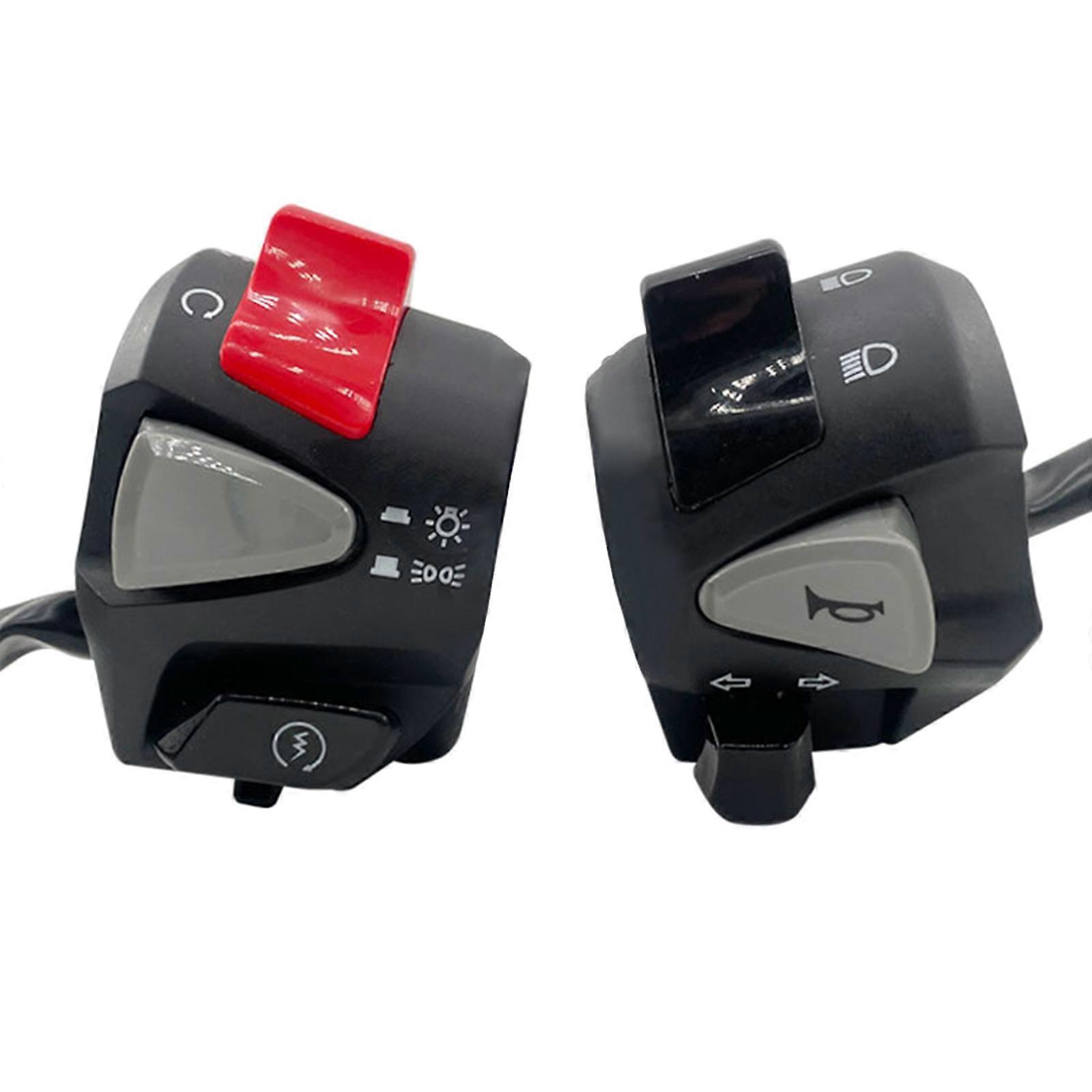 Multifunctional Handlebar Switch Overtaking Light Horn Starter Turn Signal Fog Light Motorcycle Accessories for PCX150