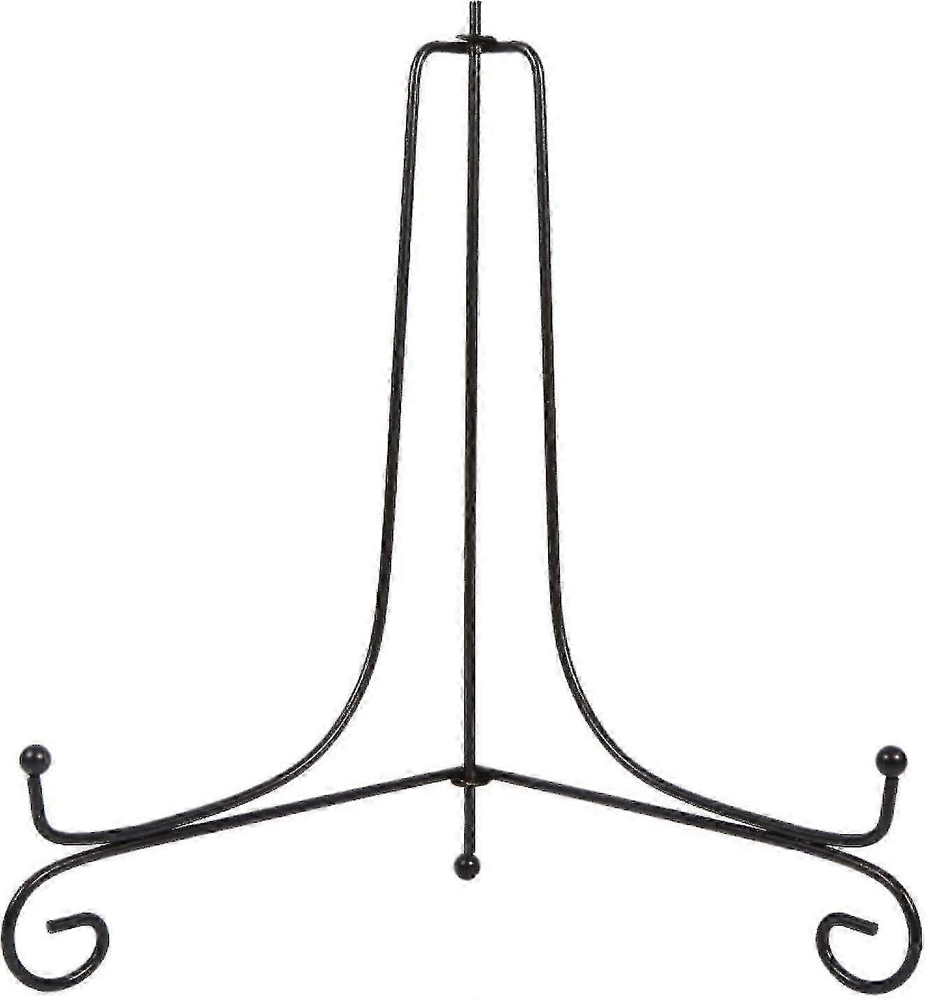 Easel Plate Display Stand, Black Iron Display Stand Plate Holder, Photo Frame Holder Stand, Iron Easel Classic Display Stand For Bowl Plate Photo Fram