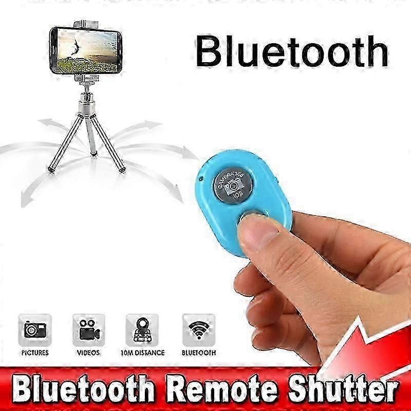 Bluetooth-compatible Remote Control Button Wireless Controller Self-Timer Camera Stick Shutter Release Phone Monopod Selfie
