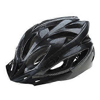 Cycling Helmet Integrated Molding Bicycle Bike Helmet Adjustable Adult Riding Helmet Medium Size  Pink black