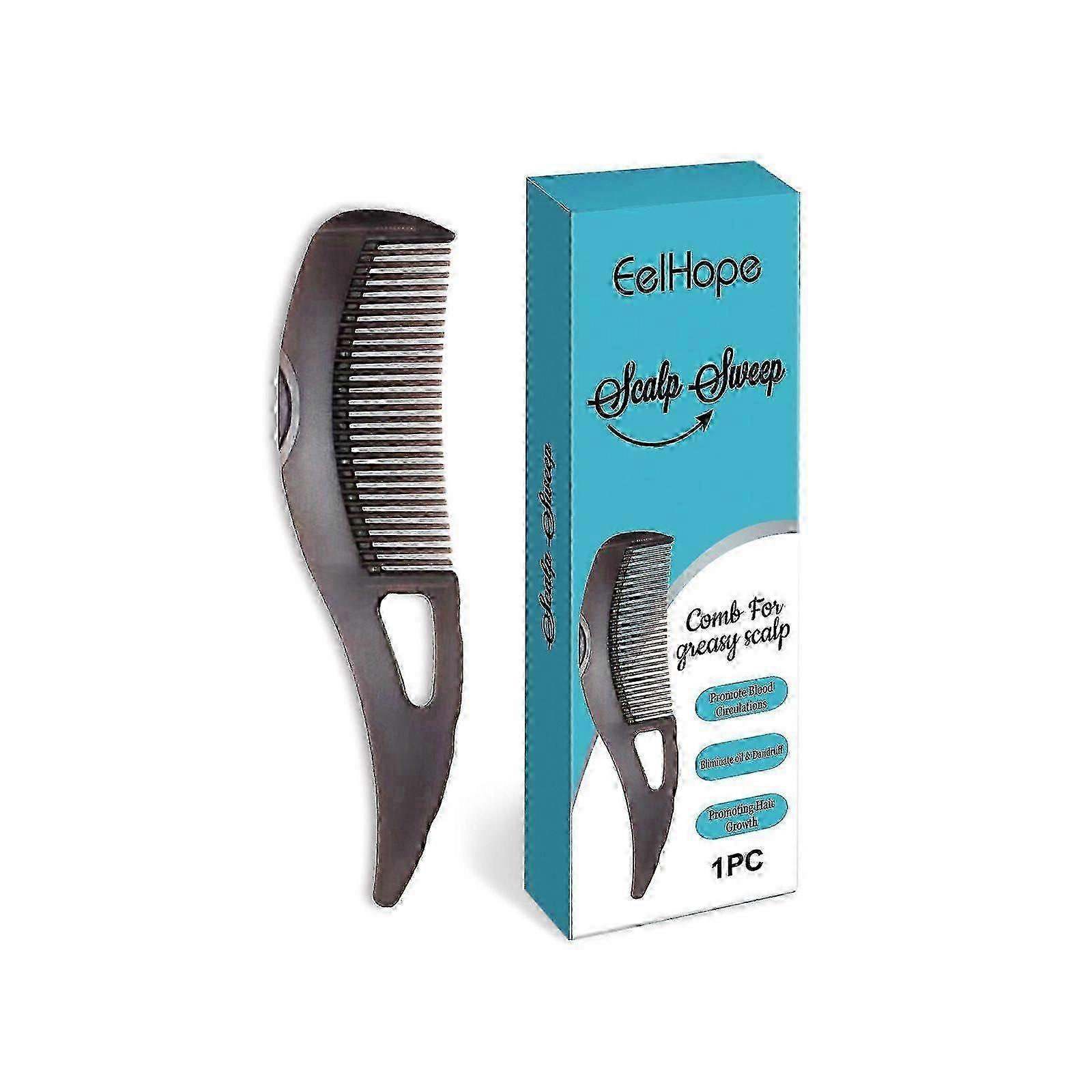 Eelhope Scalp Cleaning Comb Skin Cleaning Massage Refreshing Fluffy Clean Hair Smooth Care Comb