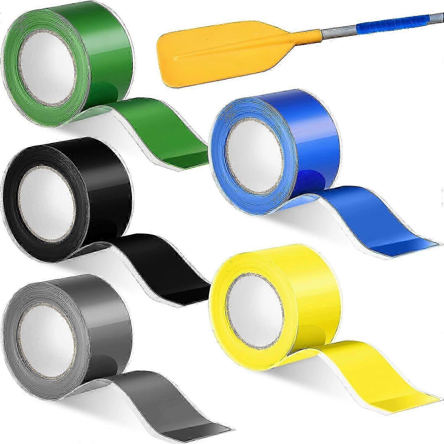 5ロールカヤックパドルグリップテープ-150x2.5cm滑り止めハンドルラップ