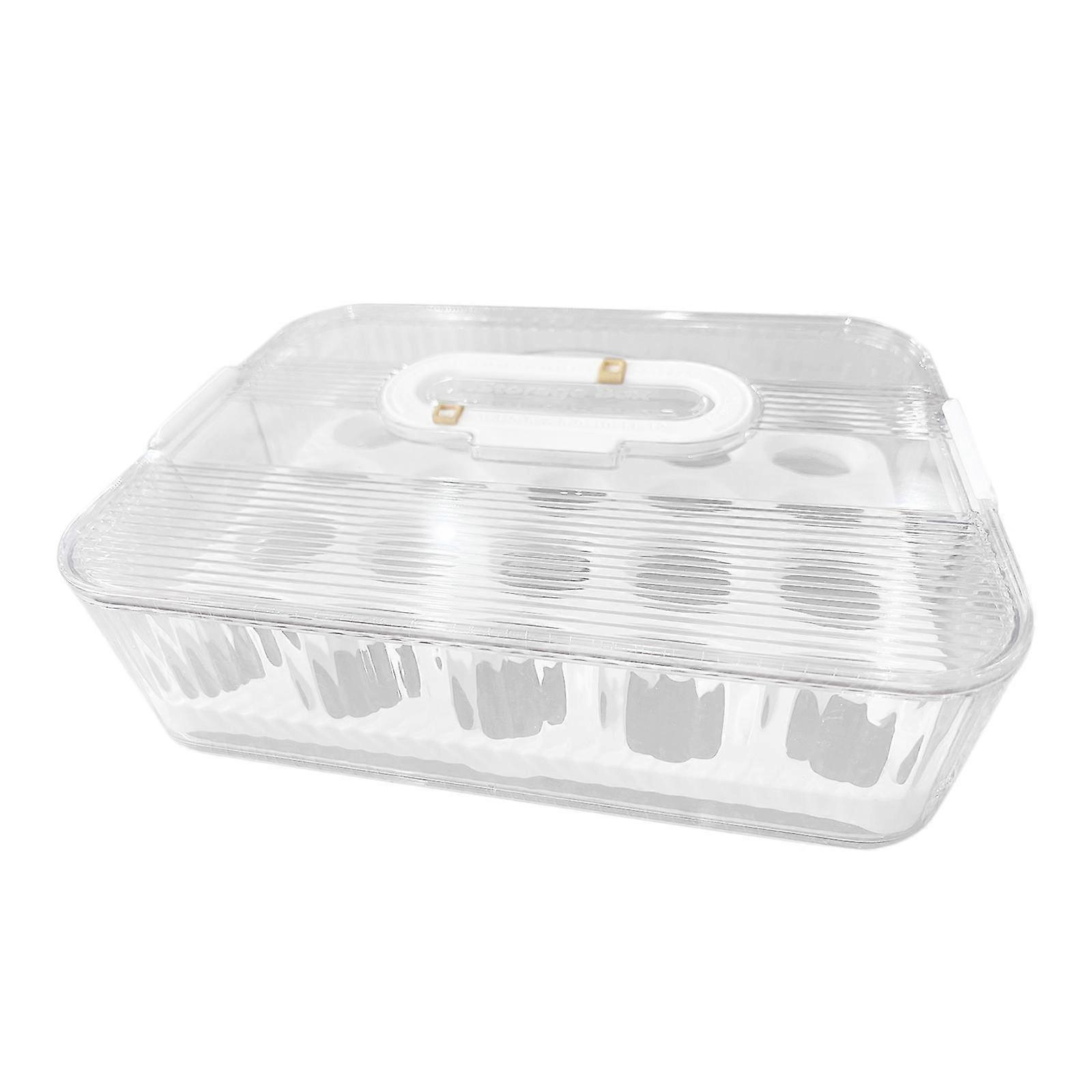 Egg Storage Container Egg Holder for Refrigerator Freshness Timer Eggs Tray Bins