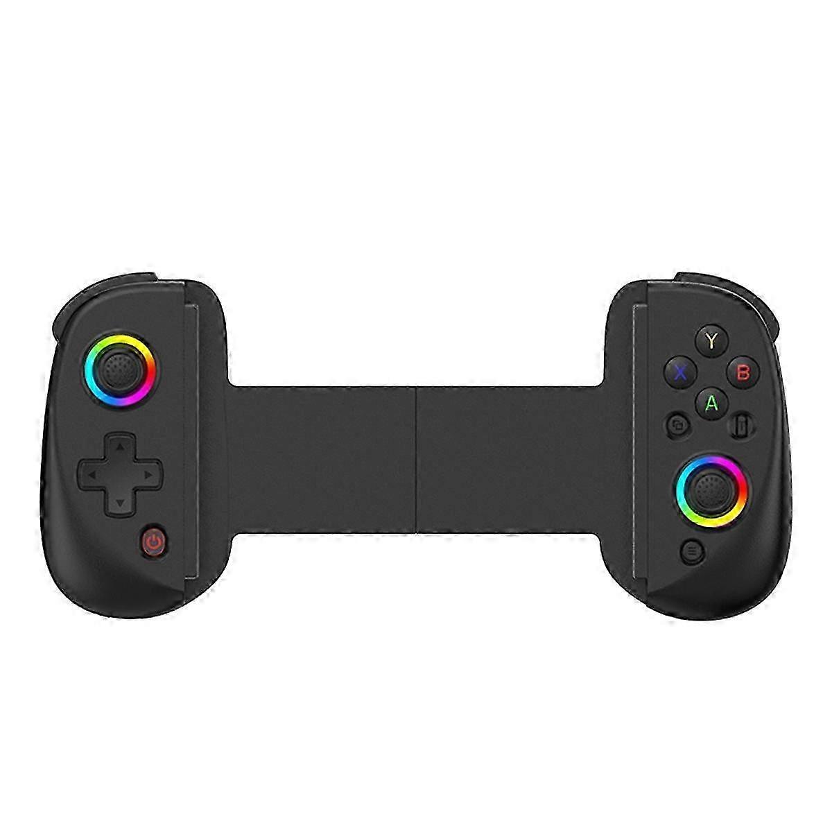 D8 Telescopic Game Controller RGB Light Mobile Game Controller with 6-Axis Vibration for Android IO