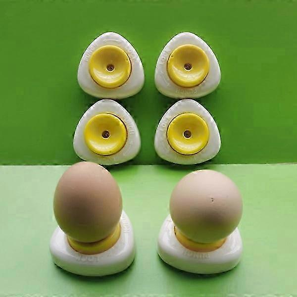 4 PCS Egg Beater Kitchen Tool - Yellow and White Cookie Mixing Tools for Baking Compatible with Most Brands