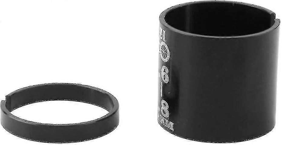 Black Handlebar Shim Extension Adapter for Bike Stem Fork Fitment - 28.6mm to 31.8mm