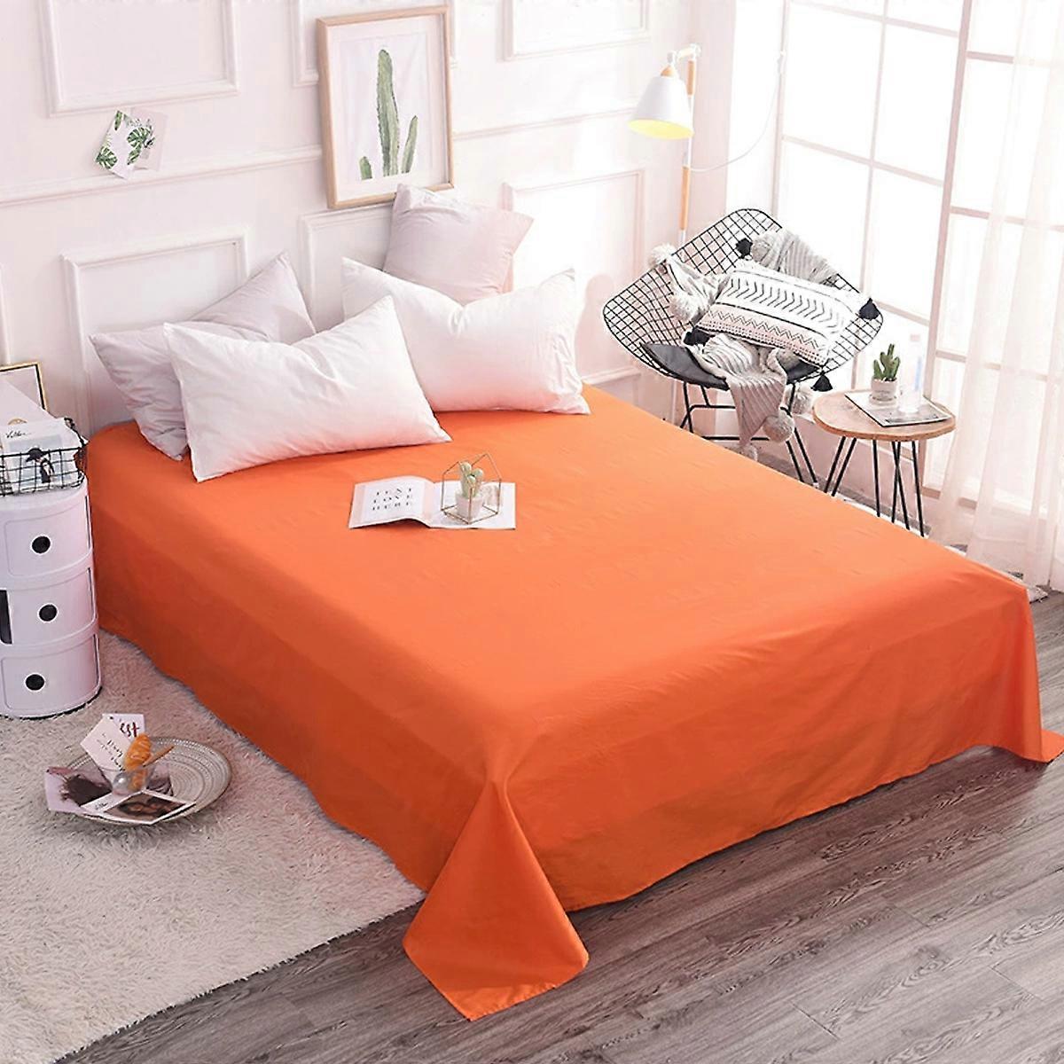 Cotton solid color sheets single jet combed cotton plain cotton single double sheets