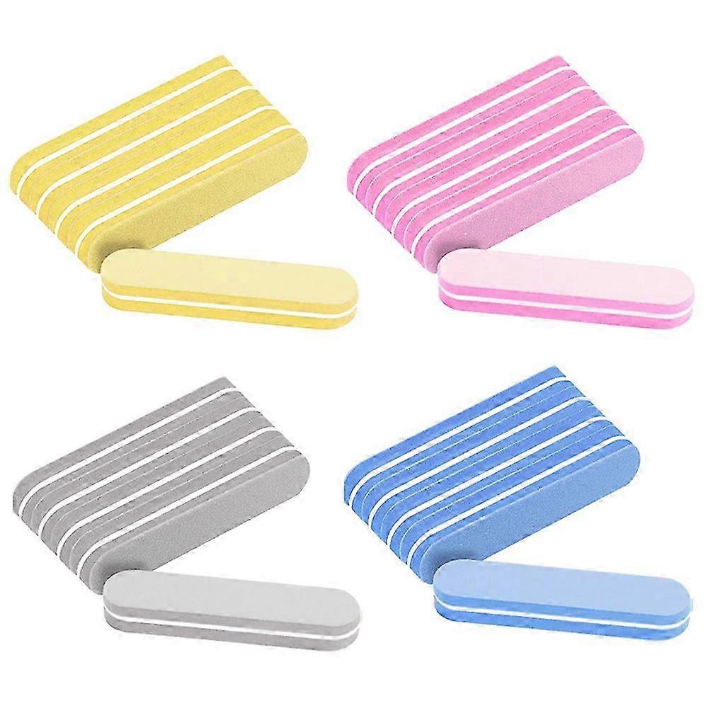 20pcs Mini Nail Files, Double Sided Nail Buffer Block for Nail Art--Style9321