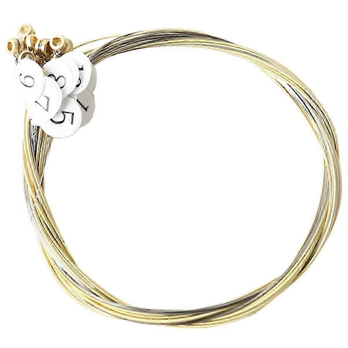 16-Piece Metal Lyre Harp Strings Replacement Set for String Instrument