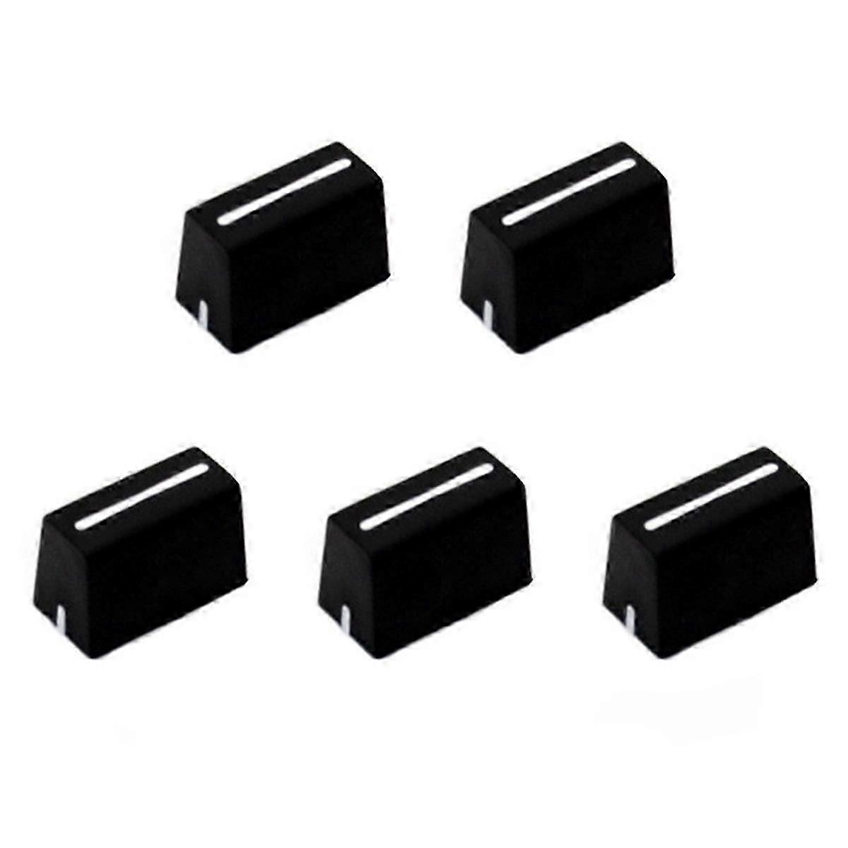 5pcs Universal Fader Knobs Fader Cap Straight Slide Potentiometer Cap for DJ Controller Mixers Cons