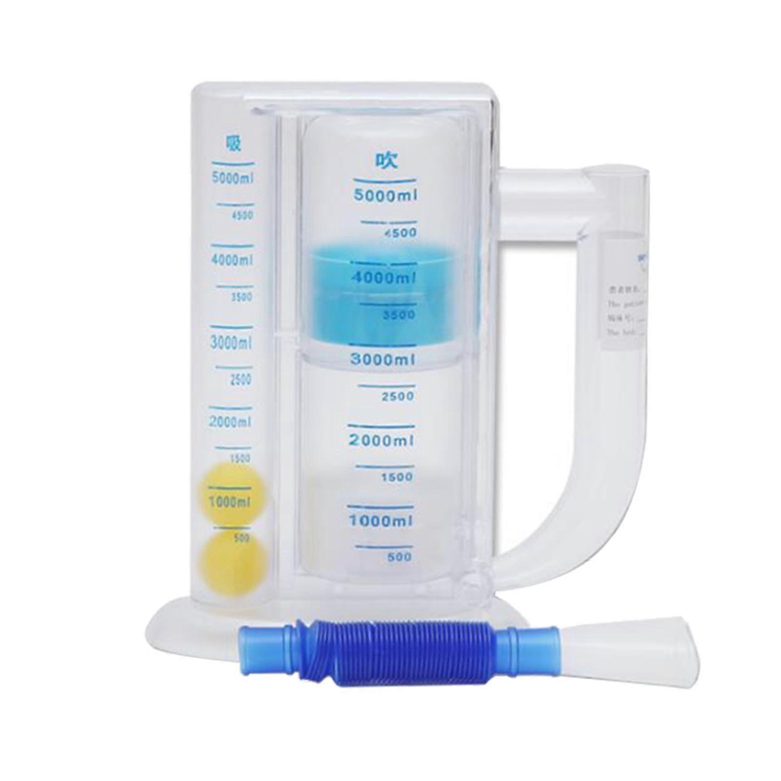 5L ball Lung Deep Breath Trainer Exercise Device Incentive Spirometer
