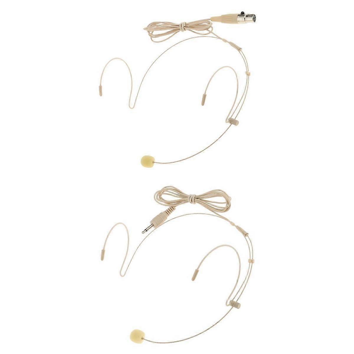 2x Professional Headset / Headworn Microphone Skin Color
