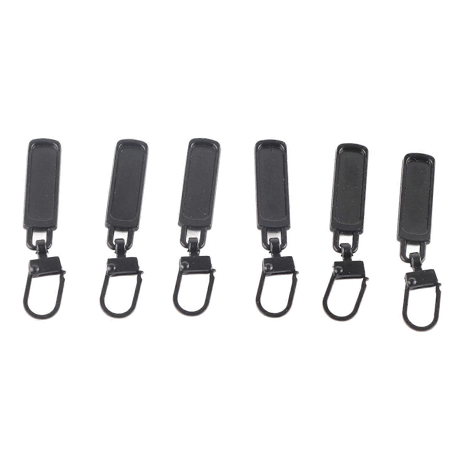 2025 Mais recente Modelo 6 Pcs Zipper Pull Tab Rustproof Destacável Colred Zipper