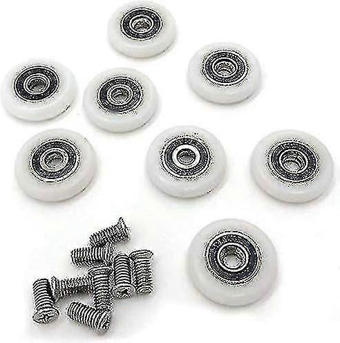 8 Shower Door Rollers Wheels Runner Pulleys Roller