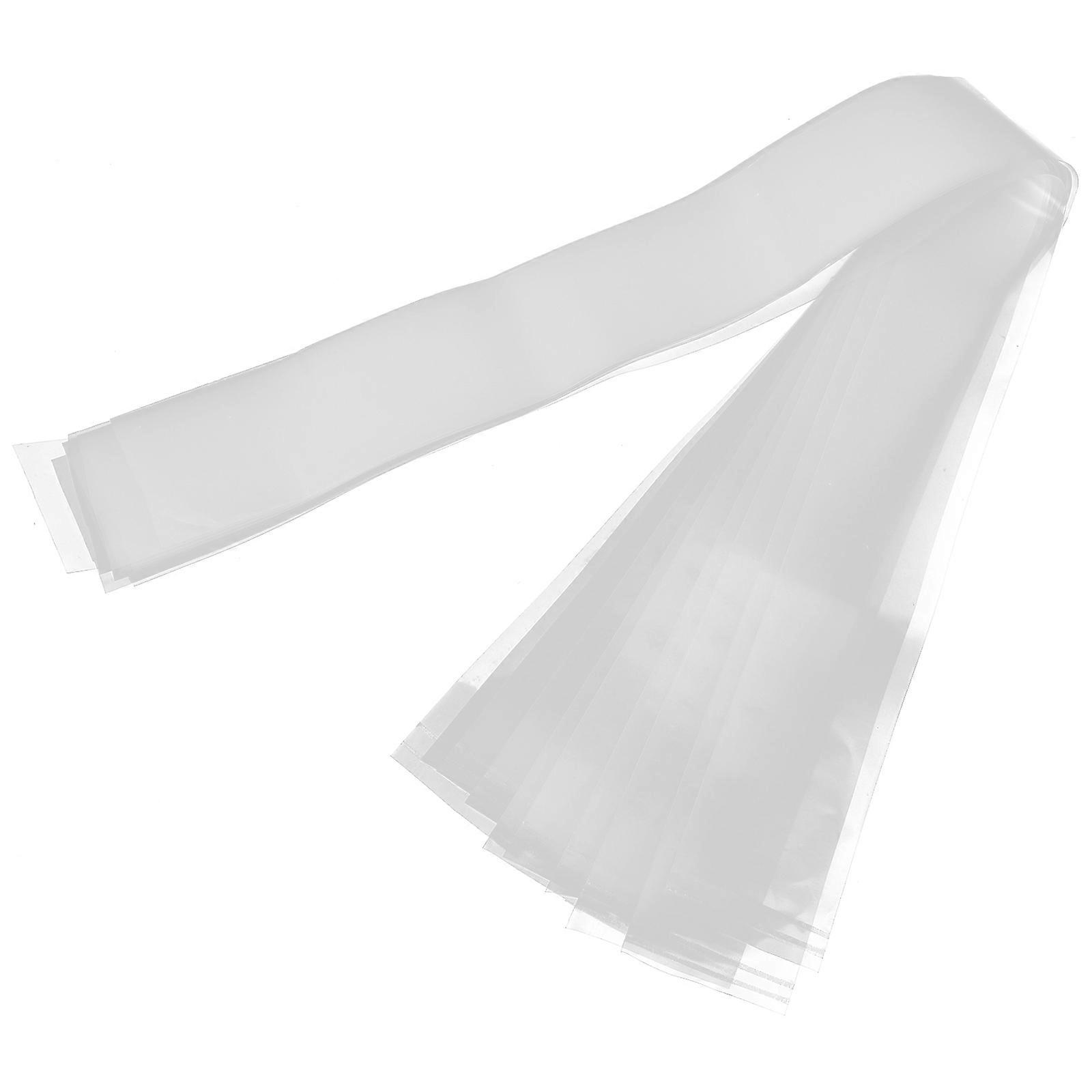 Plastic Vertical Flute Case Protection Carrying and Storing Transparent Simple and Delicate Appearance 10Pcs
