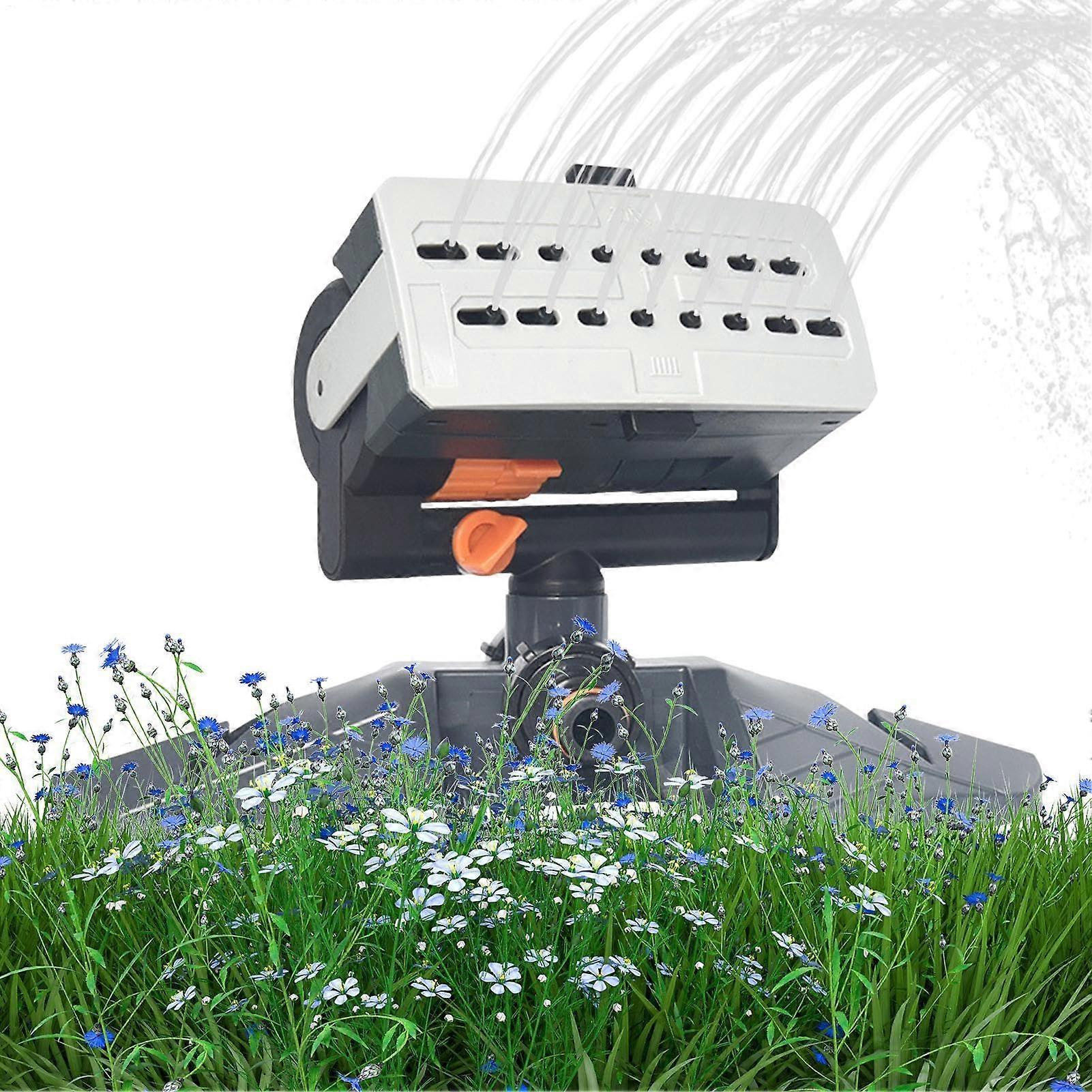 Sprinkler Yard Automatic Adjustable Garden Sprinkler With 4 Spray Modes And Hose Connector