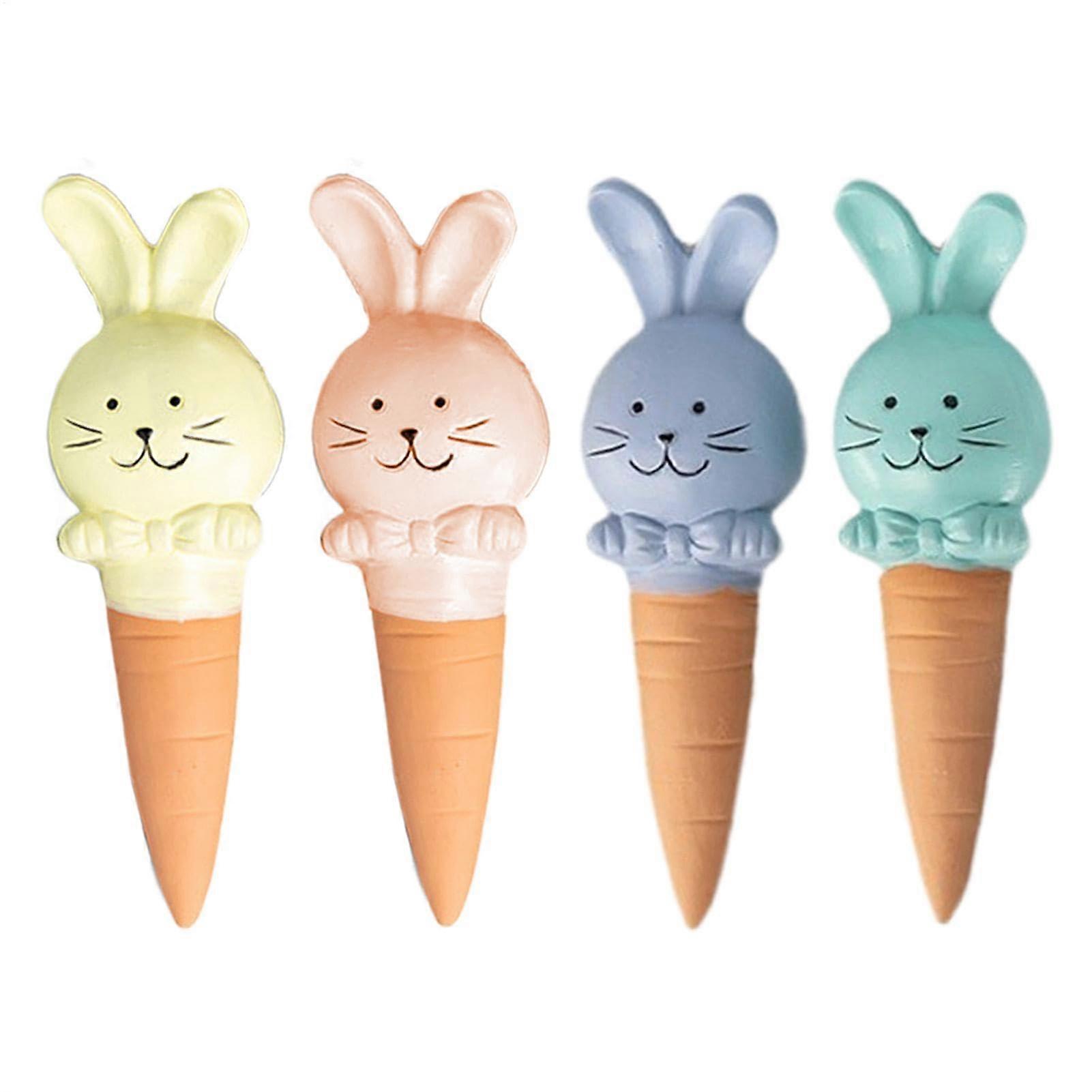 Plant Watering Skewers for Indoor Plants - Rabbit Shape Terracotta Automatic Watering Devices for Home and Garden Decor
