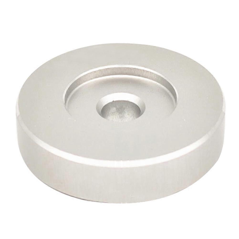Lightweight Aluminum Turntable Adapter for Vinyl Records – Compact Record Spindle Adapter for Stable Playback, Compatible with Home and DJ