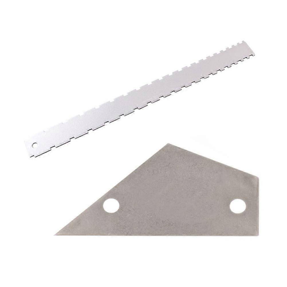 Luthier Tools Set Guitar String Height Gauge for Maintenance Tuning Repair Musicians Hobbyists 42.00X3.70X0.20CM 2Pcs