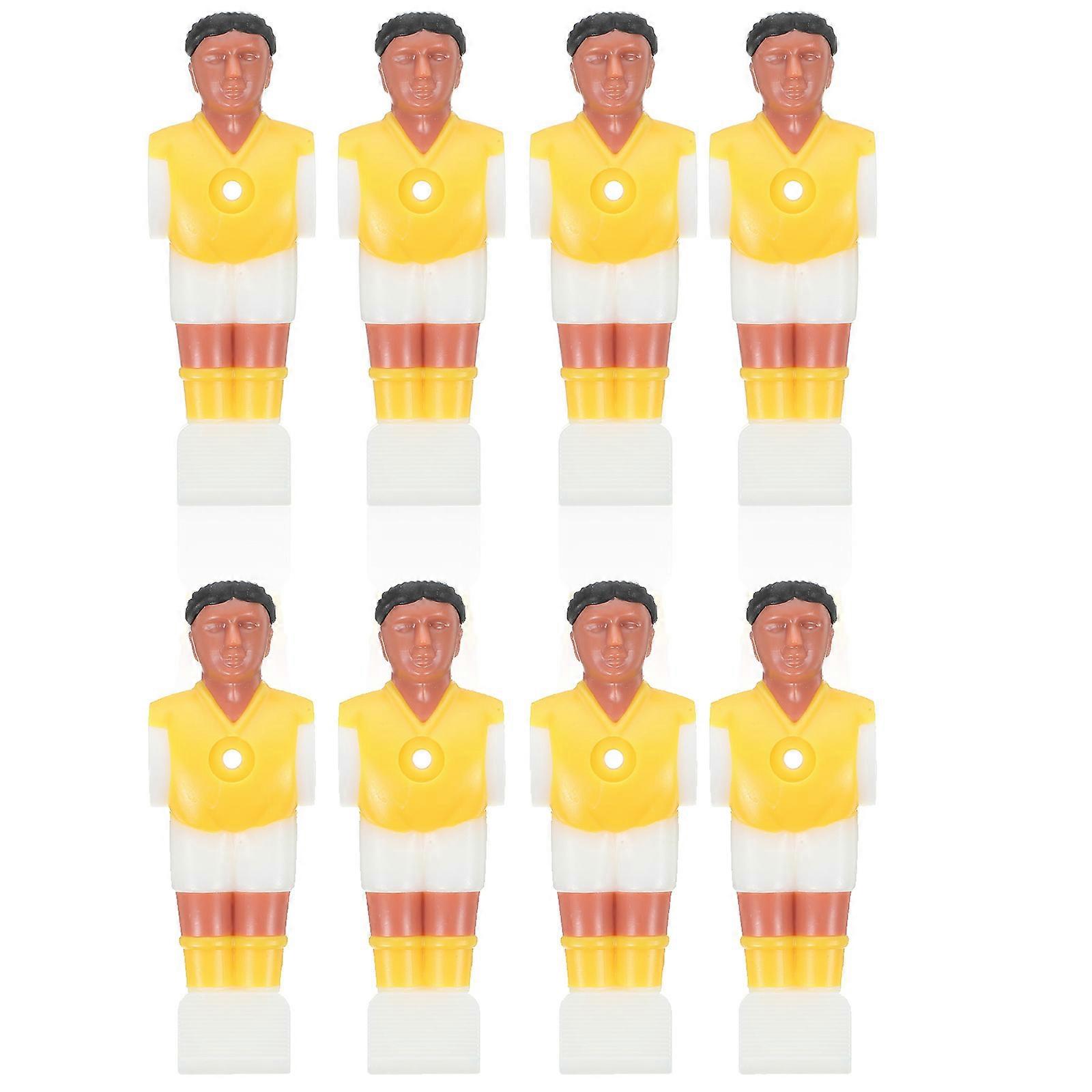 Foosball Table Parts Plastic Soccer Player Replacement Tournament Use 8Pcs