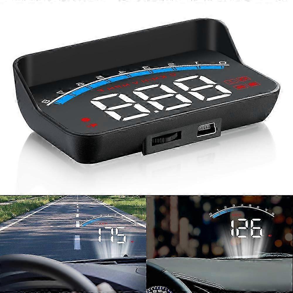 OBD2 Tachimetro Proiettore HUD Display M6S Parabrezza Head Up Display con allarme di sicurezza digitale per auto