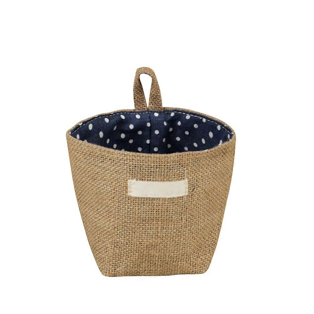 Jute Storage Basket Small Hanging Planter Organizing Space -Resistant 1Pack