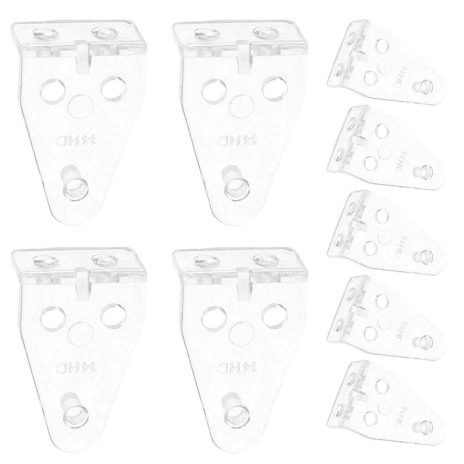 Blind Hold Down Brackets Blind Parts Curtain Accessories Home Use 3.2X2cm Transparent Square Shape Invisible Effect 40Pcs