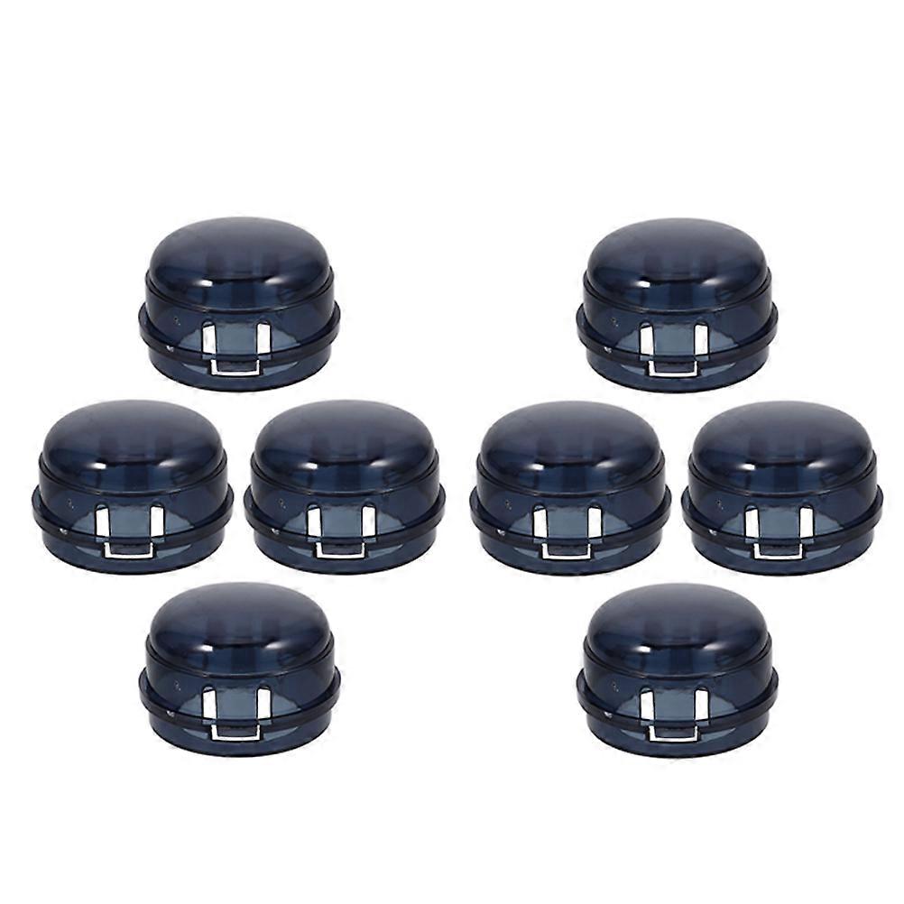 Gaz Ocak Topuzu Muhafızları Koruyucu Ev Kullanımı Siyah 6.50X6.50X4.00cm Kazara Dokunmayı Önleyin 8 Adet