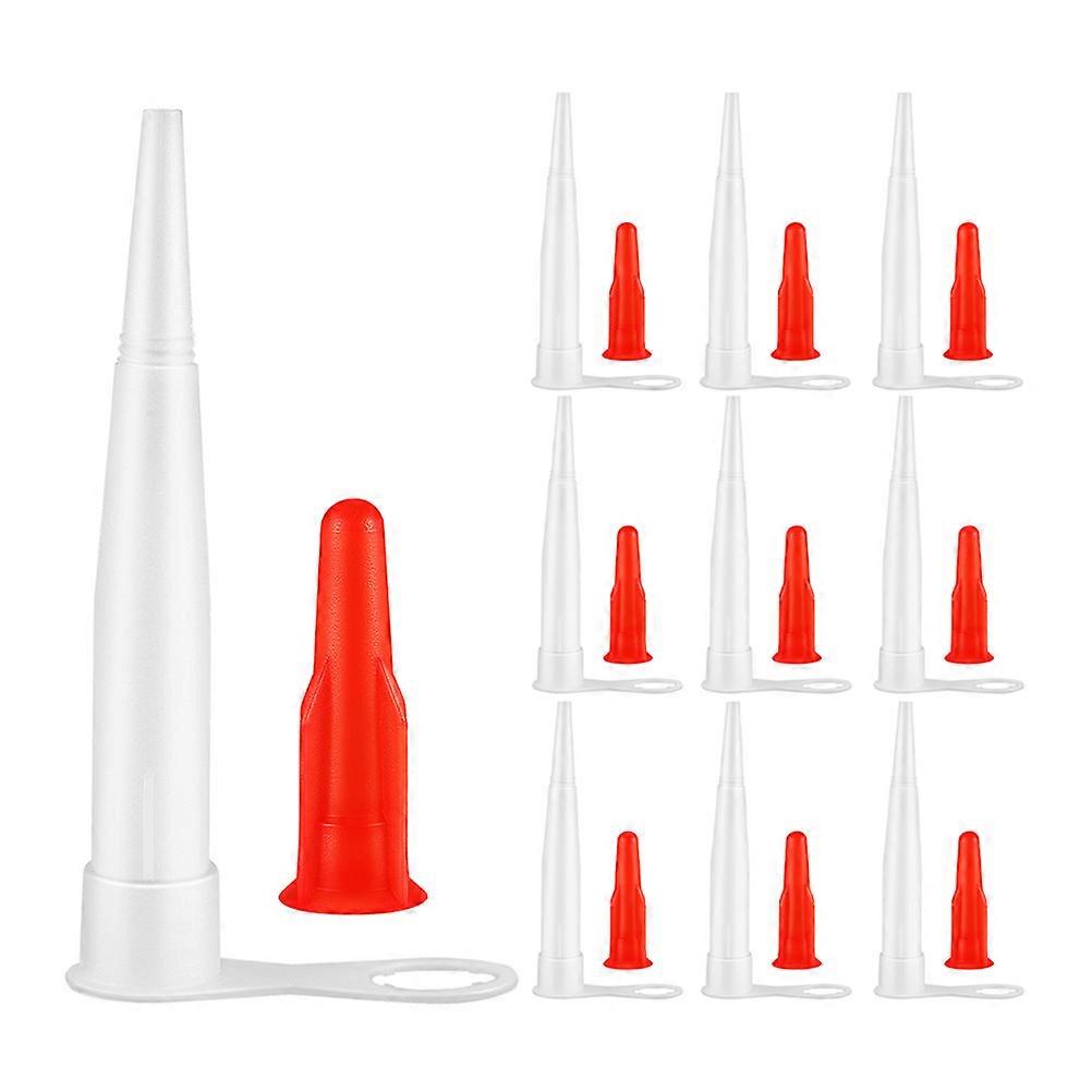 Caulk Nozzle Applicator Caulking Tool Kit for Home Projects Sealing Filling Gaps Smoothing Application 12Sets