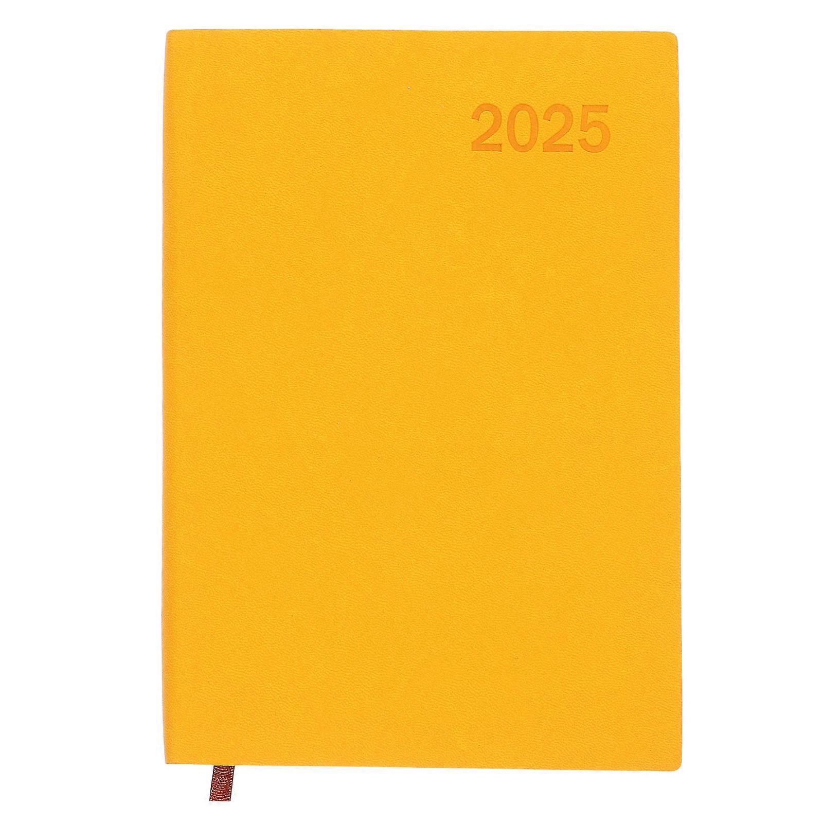 Weekly Academic Planner Academic Diary Pu Leather Hardcover For Students Work Life Planning A5 Daily Weekly Monthly Yearly Scheduling 1Set