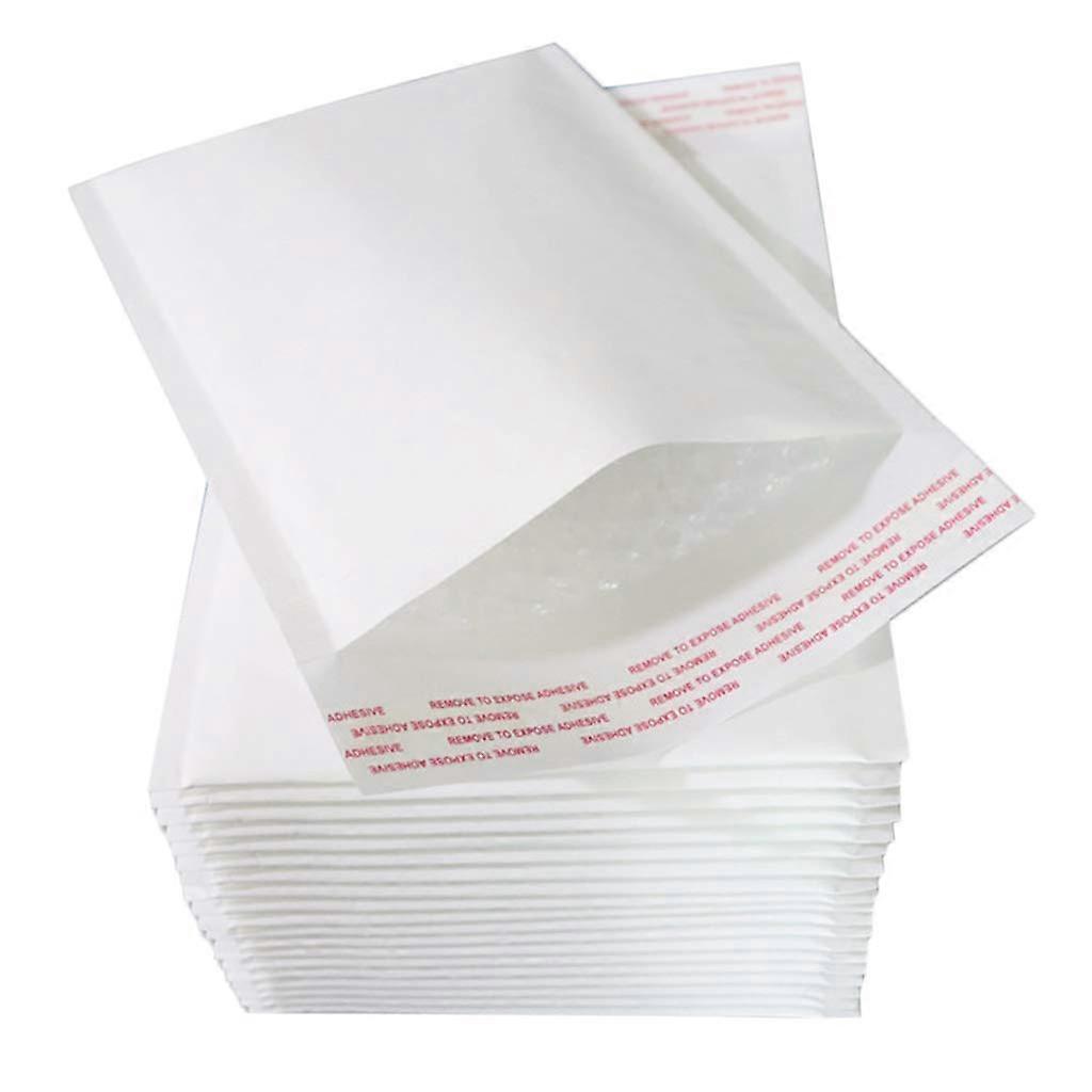 Pack of 50 White SelfAdhesive Bubble Envelopes 4 cm Wide Seal Size 12 x 18 cm
