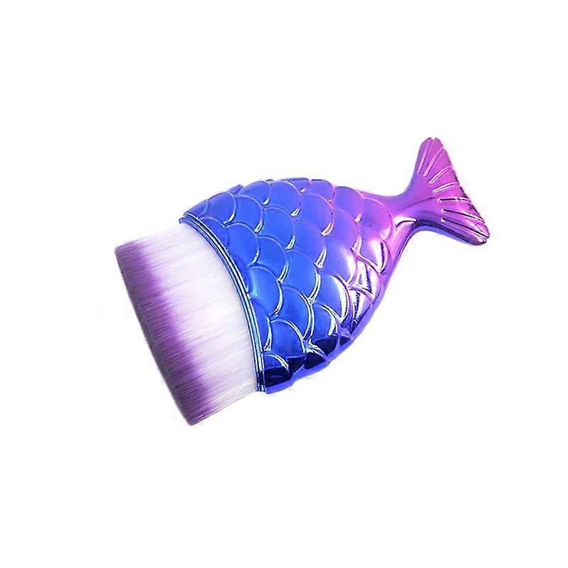 Sminkborste, Sjöjungfru - Blå, Rak Blå