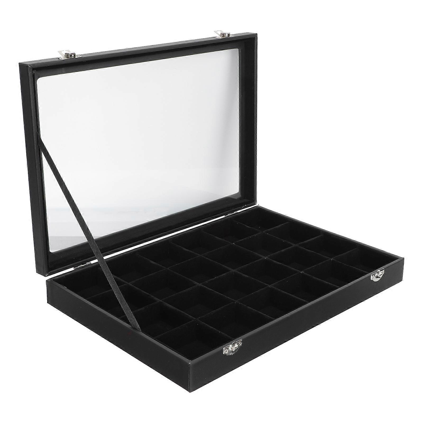 Jewelry Organizer Multi-Compartment Jewelry Storage Case Earring Bracelet Necklace Display Box Home Decor 1Pc