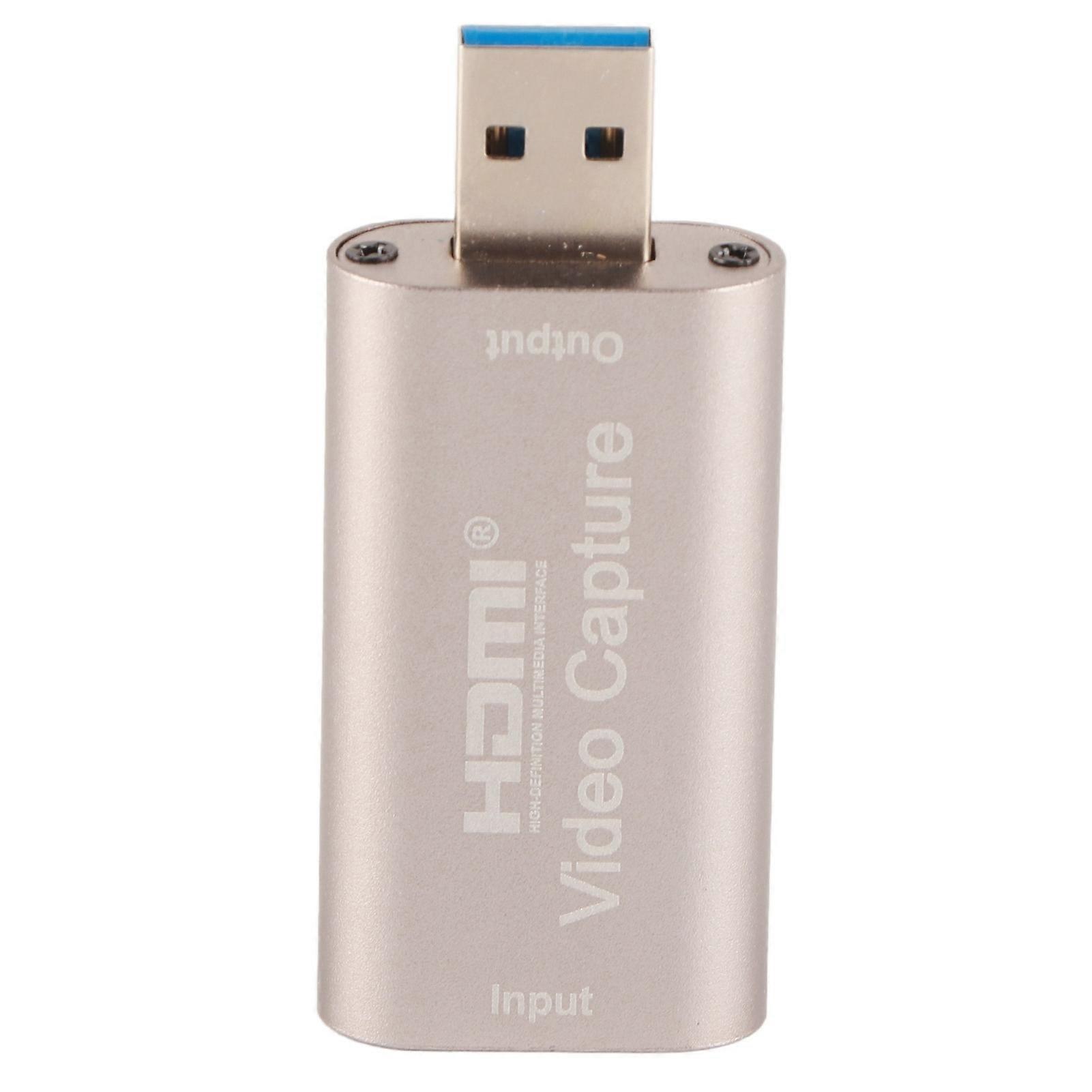 4K 60Hz HDMI Video Capture Card, HDMI to USB 3.0 Video Capture Device for DVD/Camera Recording
