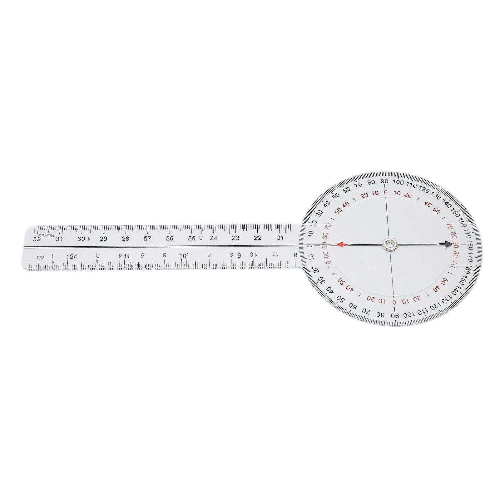 2025 Latest Model Protractor Angle Ruler Measurement Clear Scale Transparent L...