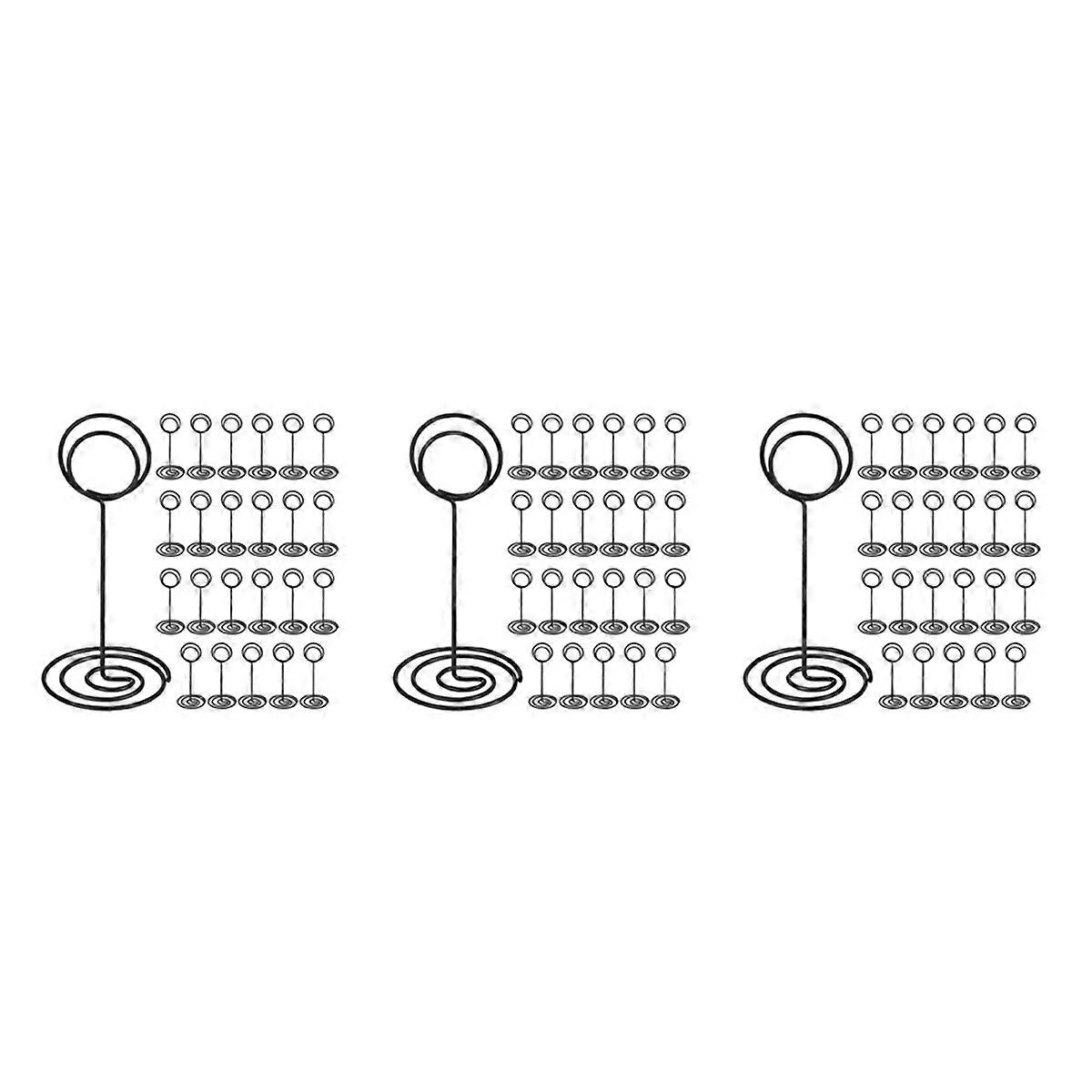 24 Pack Table Number Holder Wedding Table Name Card Holder Clips