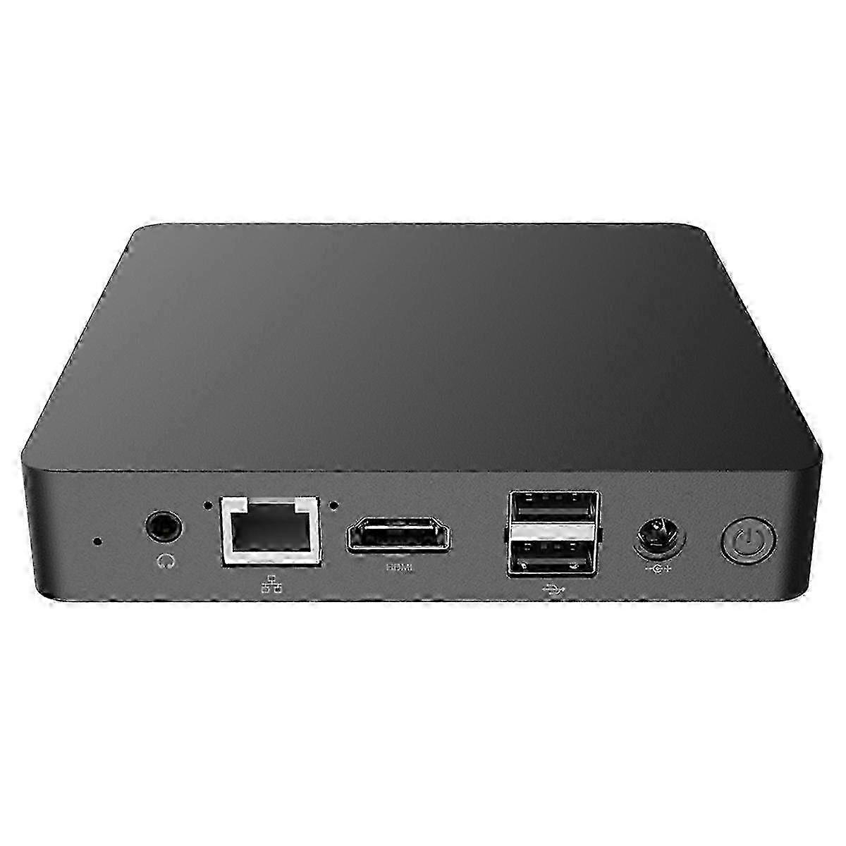 M2 Mini PC Host, Desktop Portable Computer WiFi BT4.0 with Celeron N3350,6G RAM,64G ROM, & VGA Ports EU Plug