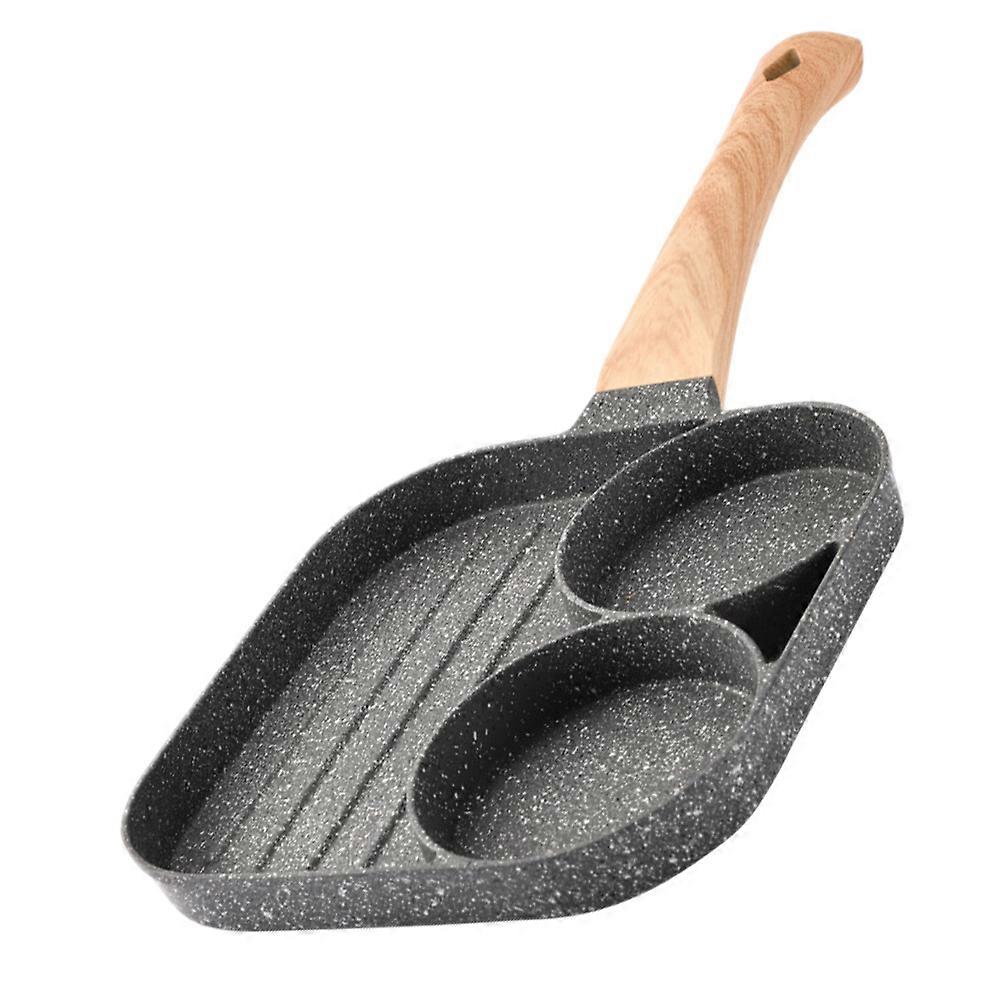 1Pc Medical Stone Nonstick Pan for Breakfast Steak and Fried Egg Assorted Color