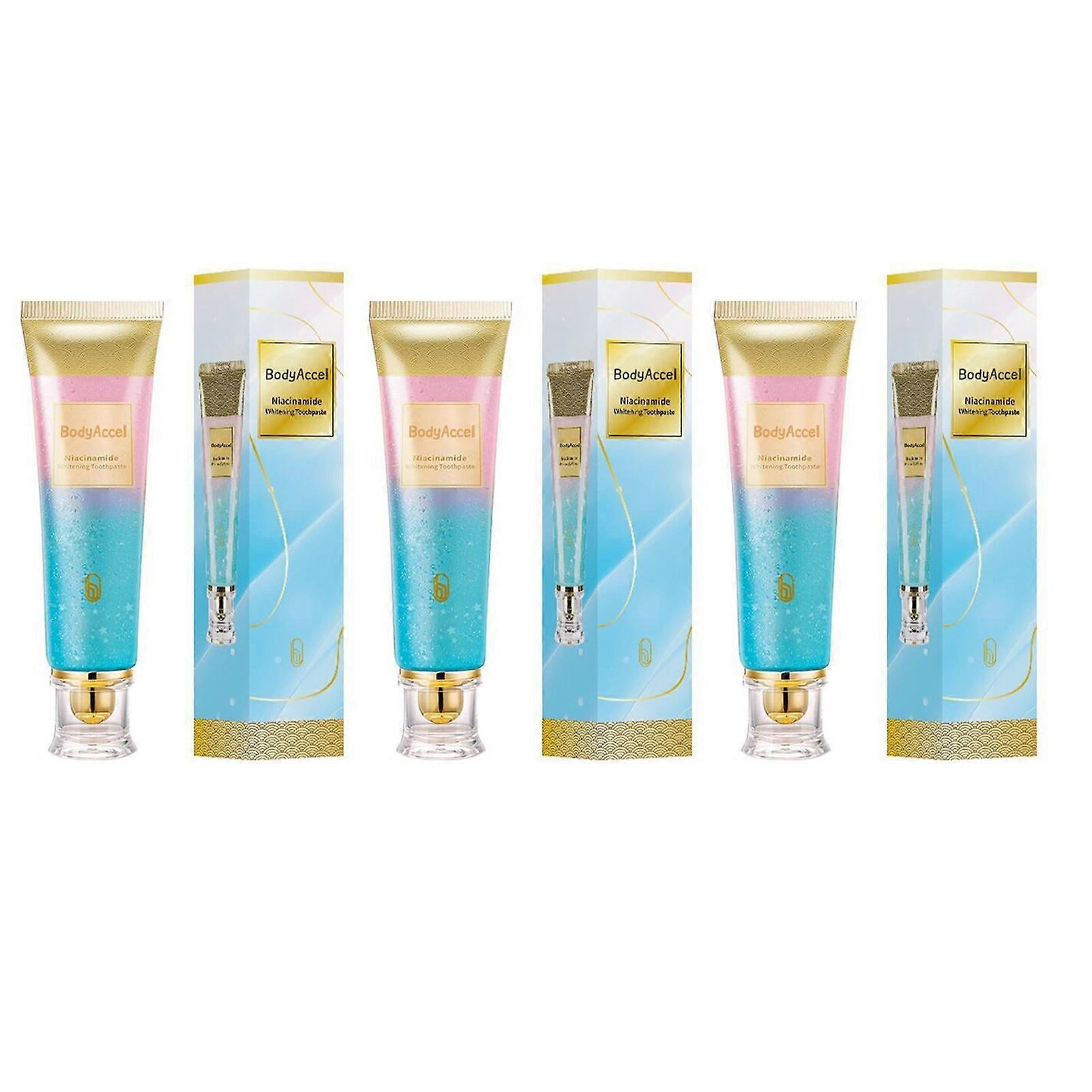 ナイアシンアミド歯磨き粉 歯のホワイトニング、汚れの除去、フレッシュブレス、男性と女性のためのオーラルケア、旅行と家庭用