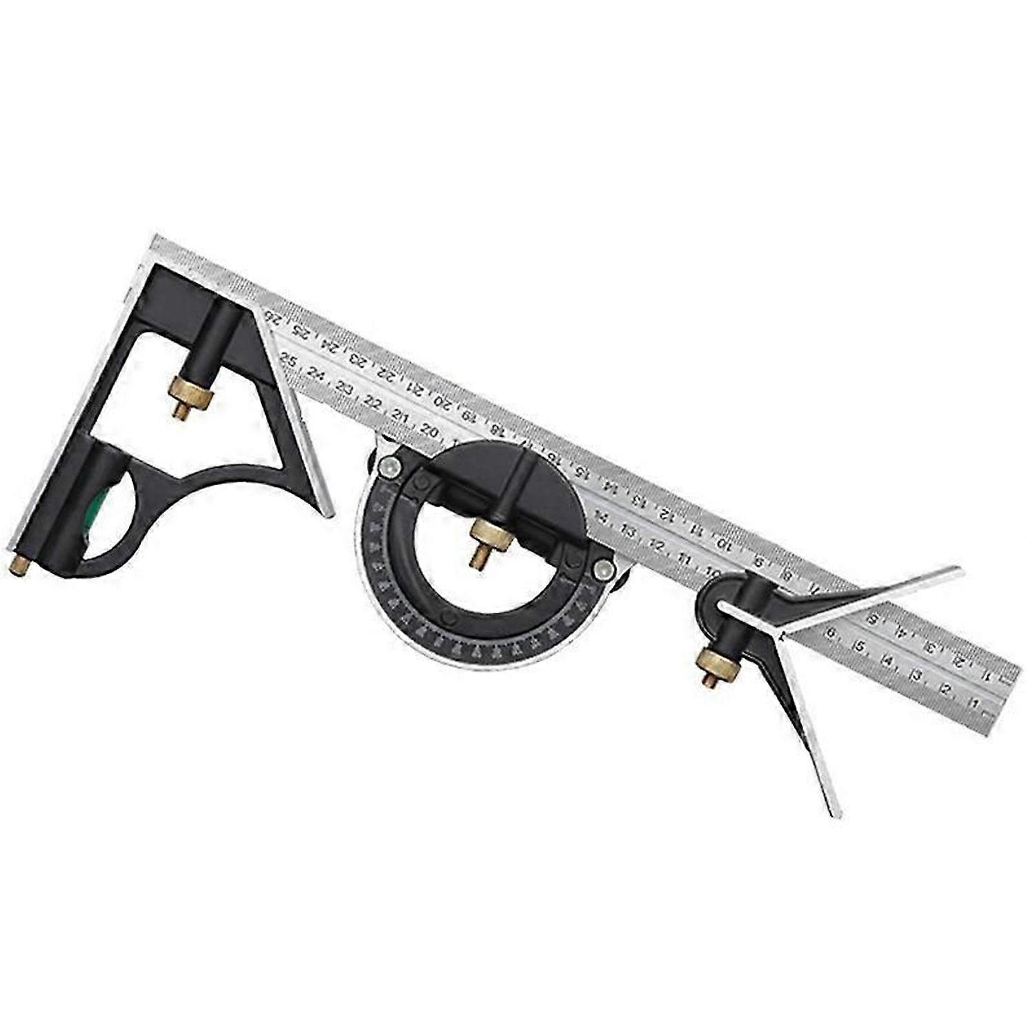 Stainless Steel Mobile Combination Angle Ruler Angle Ruler Carpentry 90 Degrees 45 Degrees Angle Rul