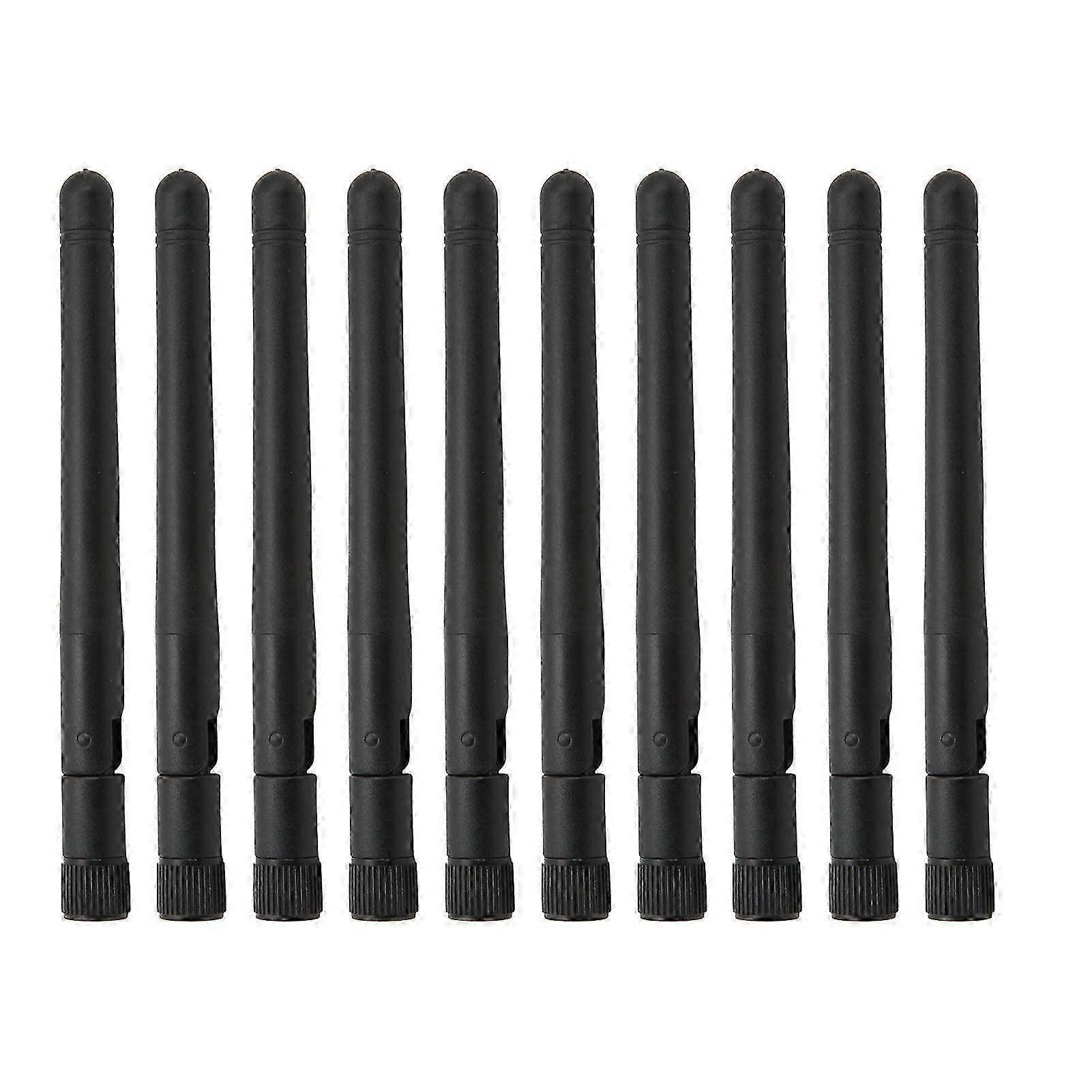 10Pcs SMA Male Inner Pin Omnidirectional High Gain Rotatable Adjustable External Antenna