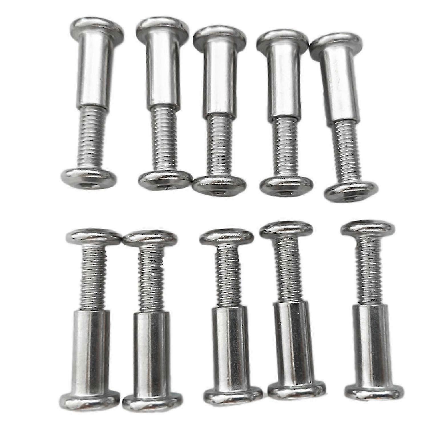 20 ks skrutkový stĺpik vhodný pre 5/16 palcový (8 mm) otvor s priemerom samec M6X20 mm samica M6X18 mm spona na opasok viazacie skrutky kožený upevňovací prvok