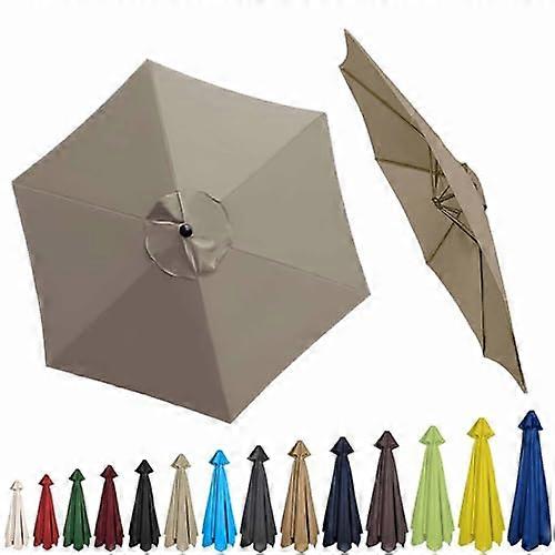 Replacement cover for parasols for standard, hanging, and balcony umbrellas