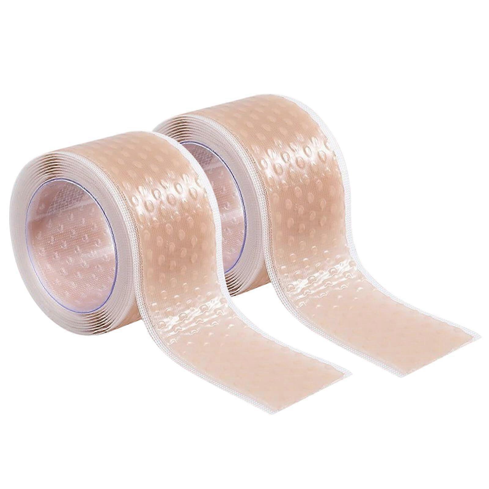 Bubble Plasters Tape for Feet 2 Rolls Waterproof Self-Adhesive Wear-Resistant Scratch-Protection Tape 2 Cm X 1 M