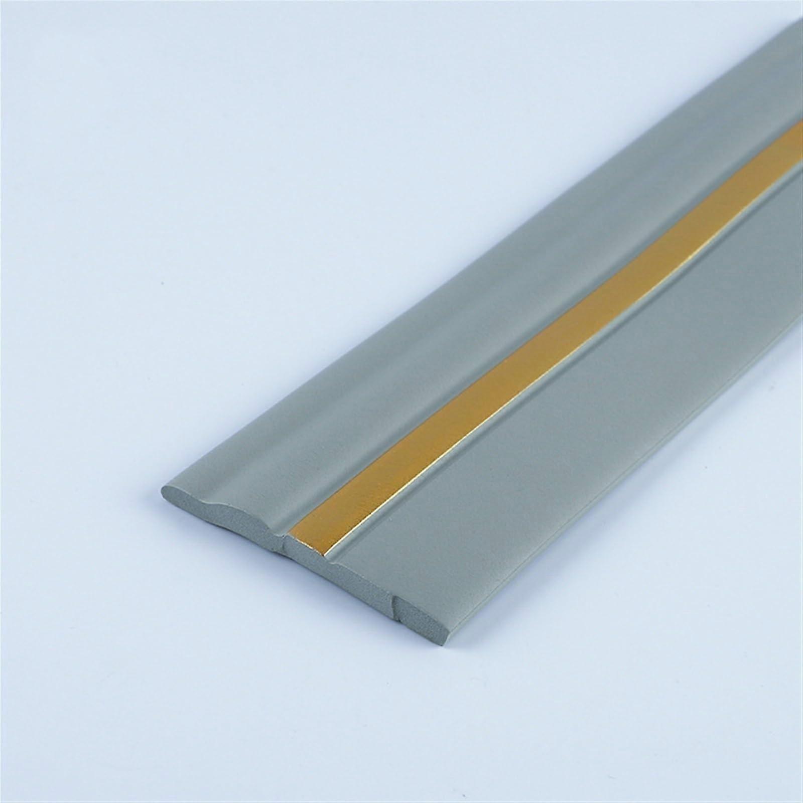Flexible Rubber Skirting Board Sealing Strip (Grey Gold)