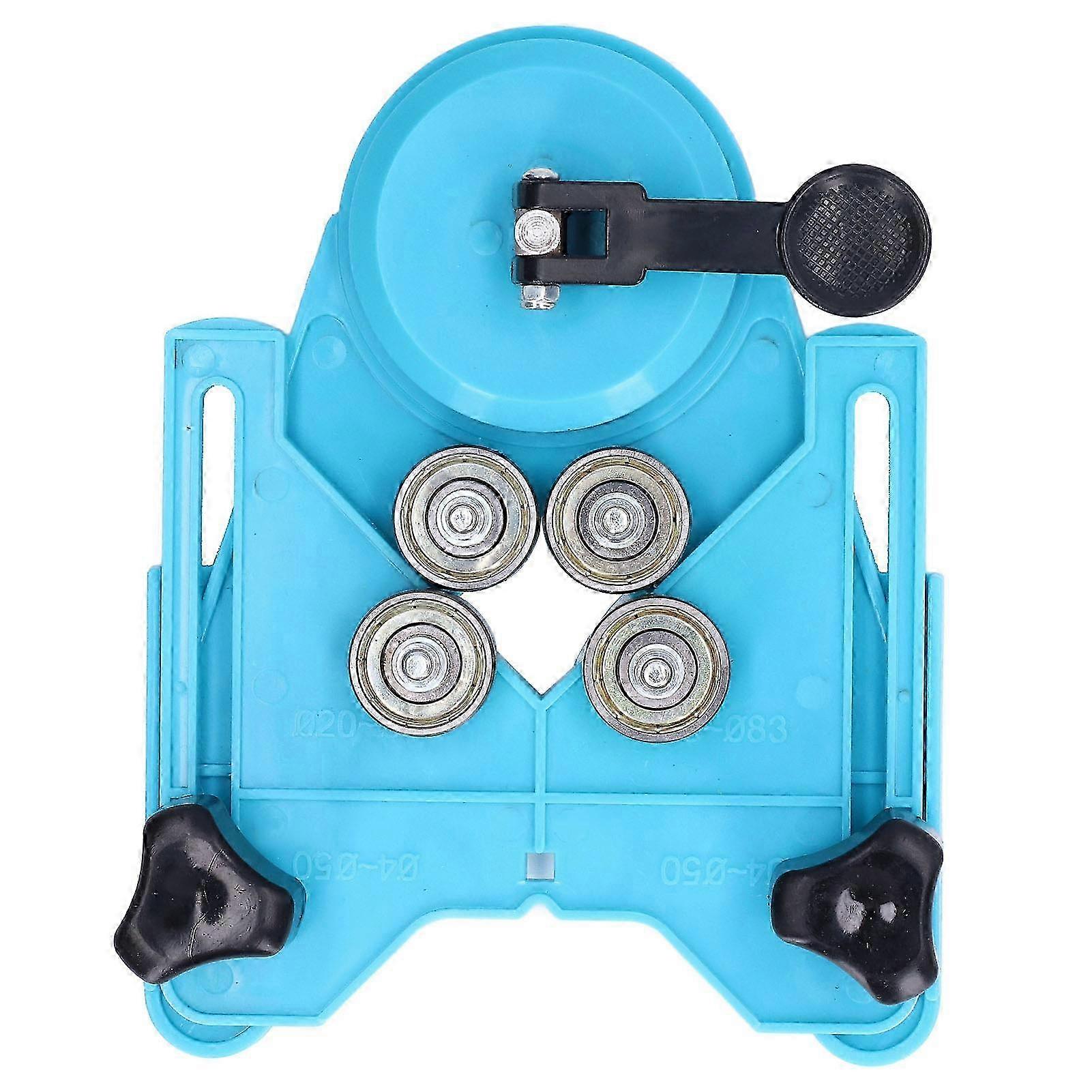 Accurate Drill Bit Hole Saw Guide with Strong Adsorption and Adjustable Punch Locator