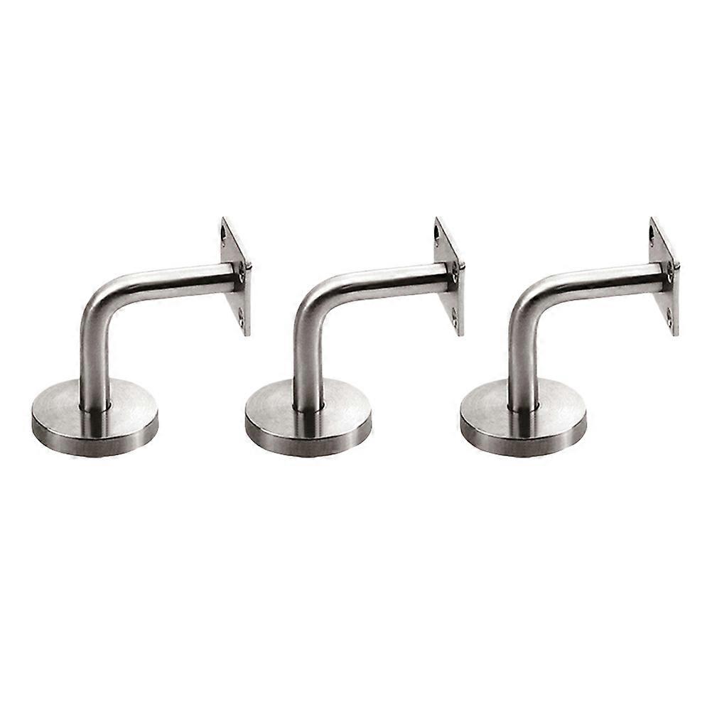 Wall Handrail Bracket Gym Equipment Reinforcement Bracket for Railing Stability Enhancement 3Pcs