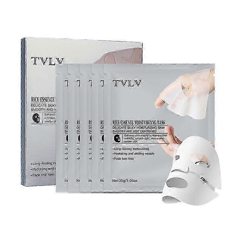 Rice Essence Moisturizing MaskAnti Wrinkle Lifting Mask Collagen Face Mask Overnight, Rice Essence Mask for Lifting, Firming, Moisturizing